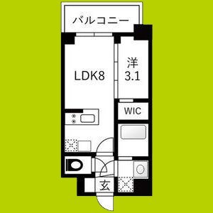 エスリードレジデンス ザ・グラン大阪福島クラス 間取り図