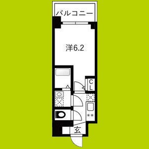 エスリードレジデンス ザ・グラン大阪福島クラス 間取り