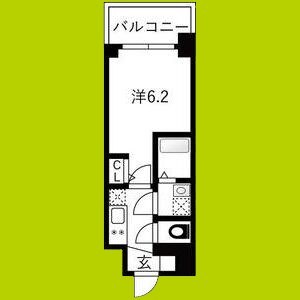 エスリードレジデンス ザ・グラン大阪福島クラス 間取り