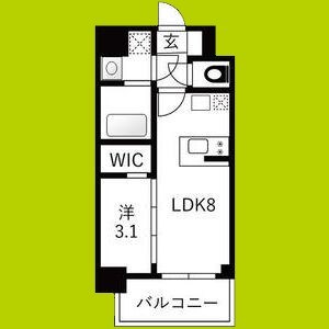 エスリードレジデンス ザ・グラン大阪福島クラス 間取り図