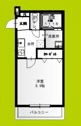 フジパレス出戸Ⅰ番館 間取り