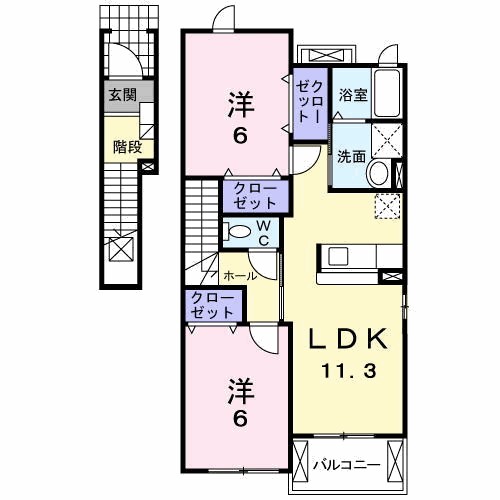 シャンティール 間取り