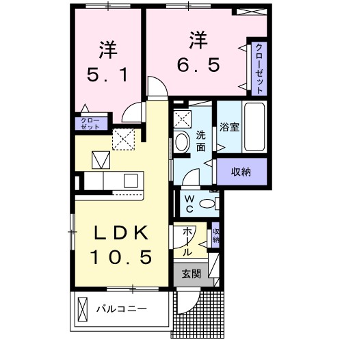 グレイシス星田 間取り