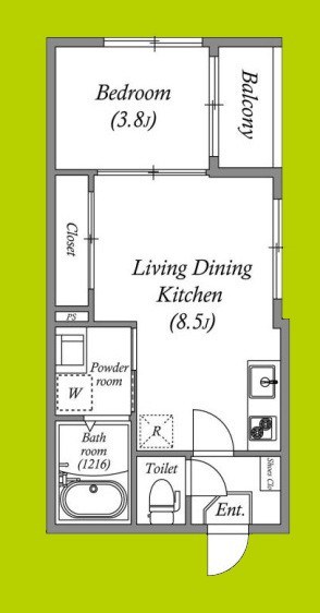 スーリヴェール 間取り図