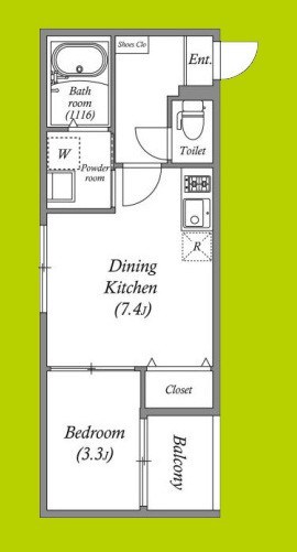 Madder　Plain 間取り図