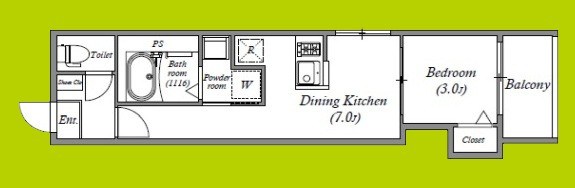 ハーモニーテラス杭全Ⅱ 間取り図
