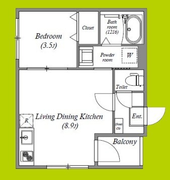ハーモニーテラス杭全Ⅱ 間取り図