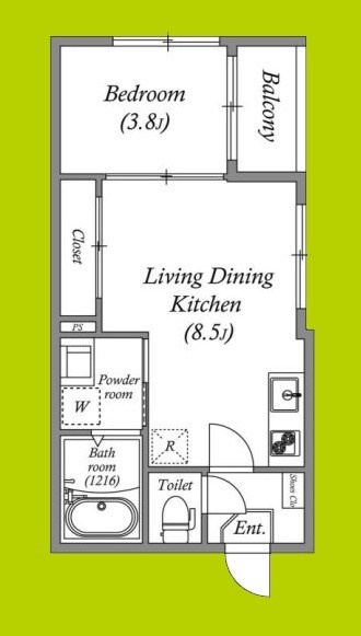 スーリヴェール 間取り図