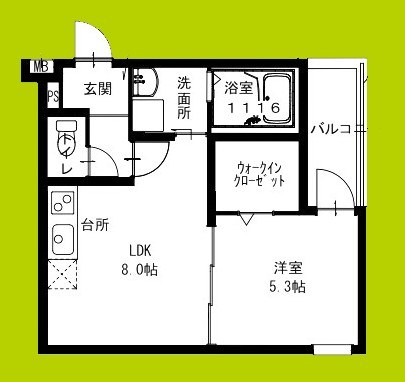 フジパレス新伊丹Ⅱ番館 間取り図