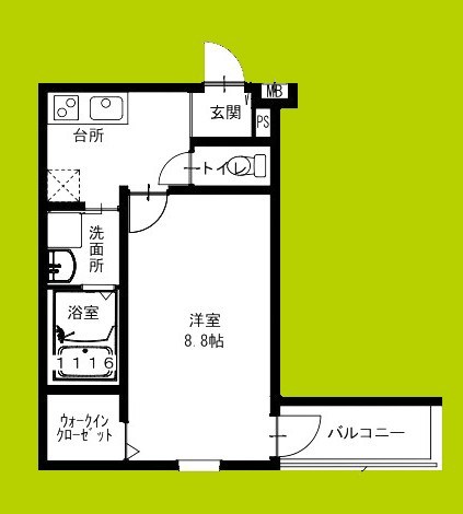 フジパレス新伊丹Ⅱ番館 間取り図