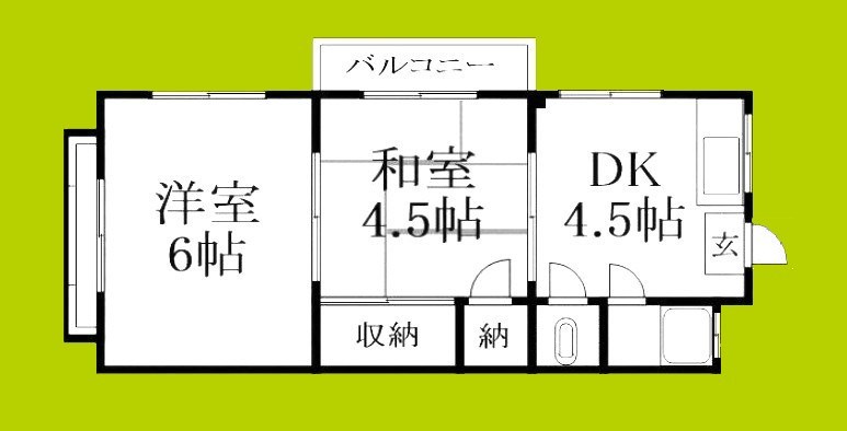リバーウエスト緑橋 間取り