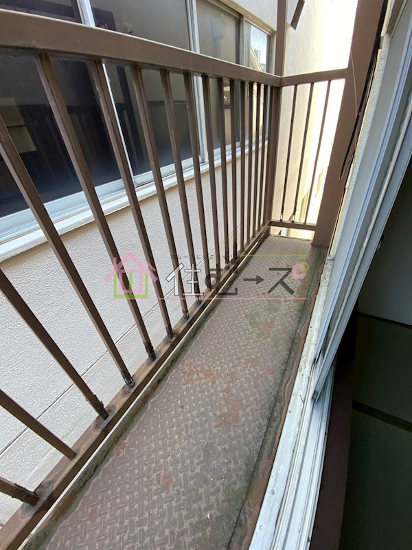 リバーウエスト緑橋 ベランダ