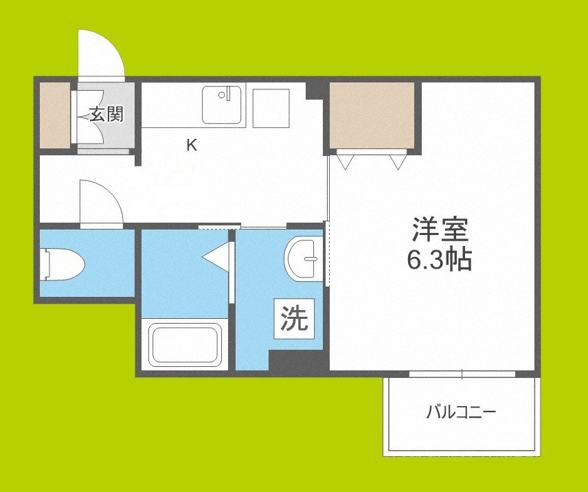 コーポmanta道 間取り