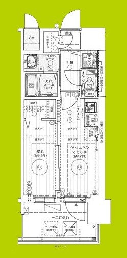 エステムコート難波WEST-SIDEIXレデント 間取り
