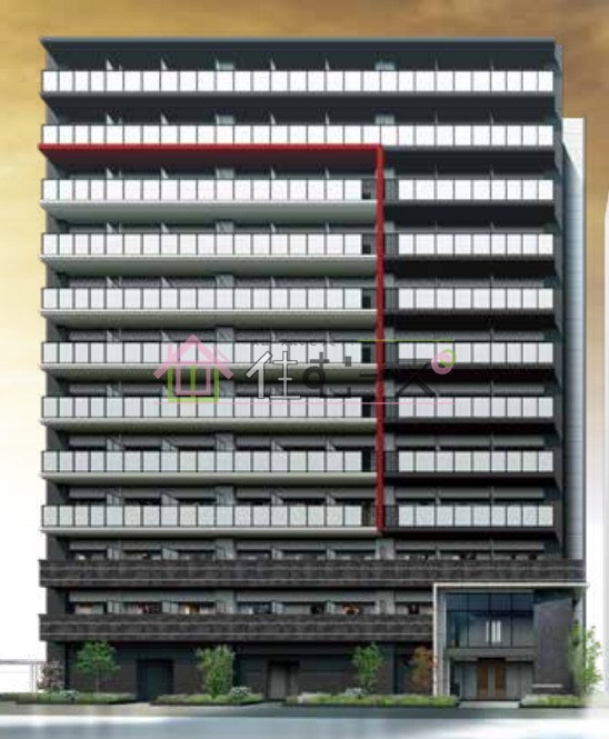 エステムコート難波WEST-SIDEIXレデント 外観写真