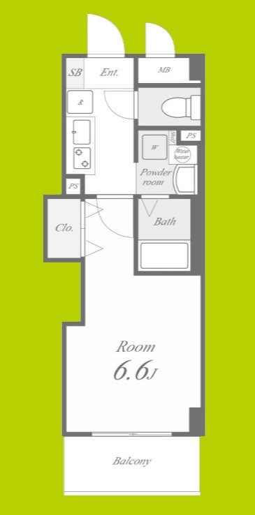 みおつくし大池橋 間取り図
