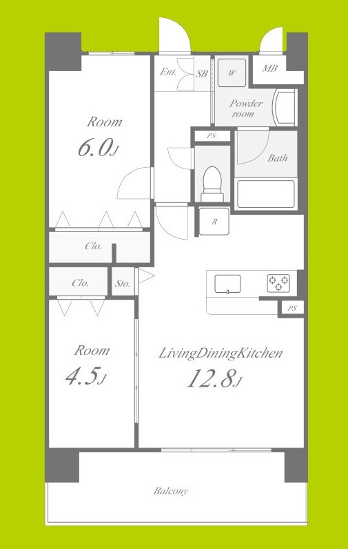 フェリスシエロ堺 間取り図