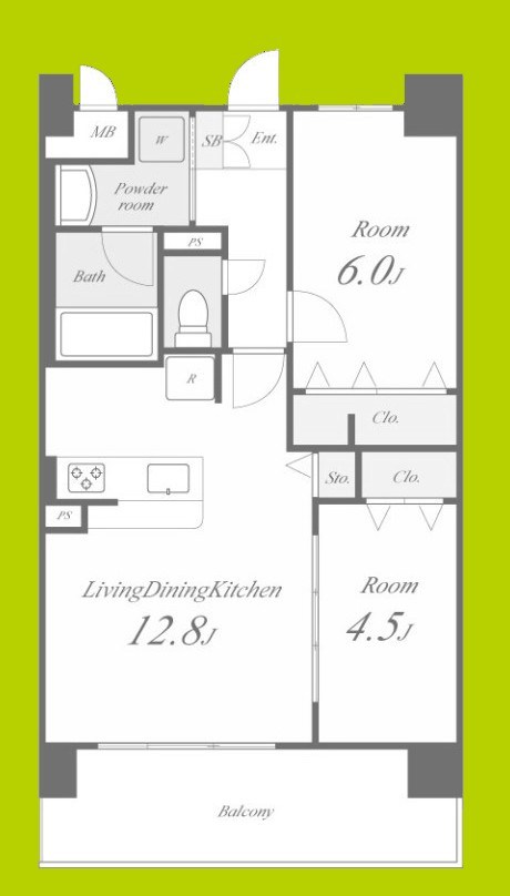 フェリスシエロ堺 間取り図