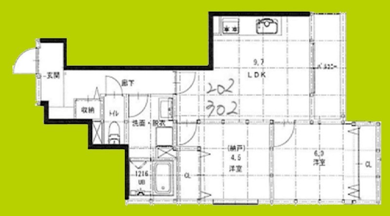 ヒーリンググレース高槻高西町A棟 間取り図