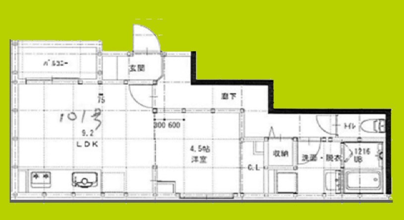 ヒーリンググレース高槻高西町B棟 間取り図