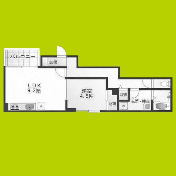 Healing Grace　B棟 間取り