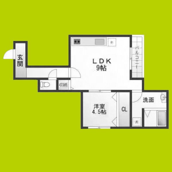 Healing Grace　B棟 間取り