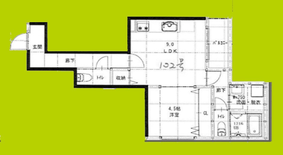 ヒーリンググレース高槻高西町B棟 間取り図