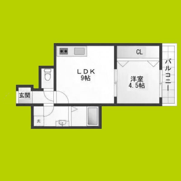 Healing Grace　B棟 間取り