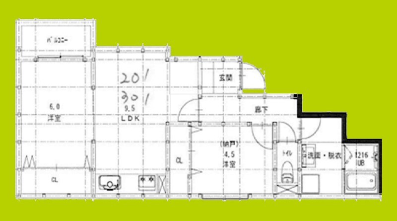 ヒーリンググレース高槻高西町B棟 間取り図