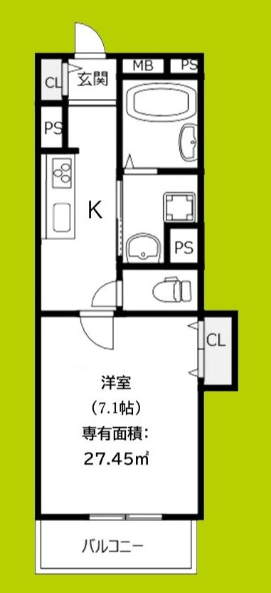 イトーピアホーム近大前 間取り図