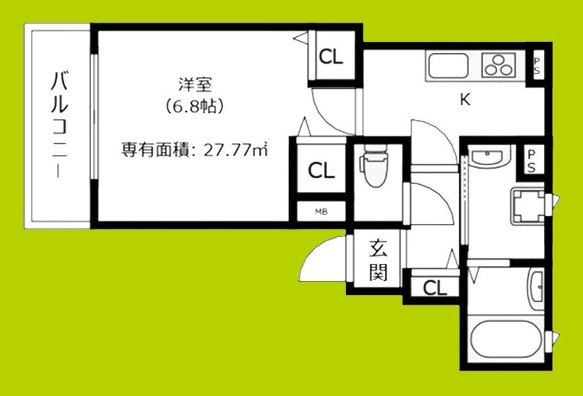 イトーピアホーム近大前 間取り図