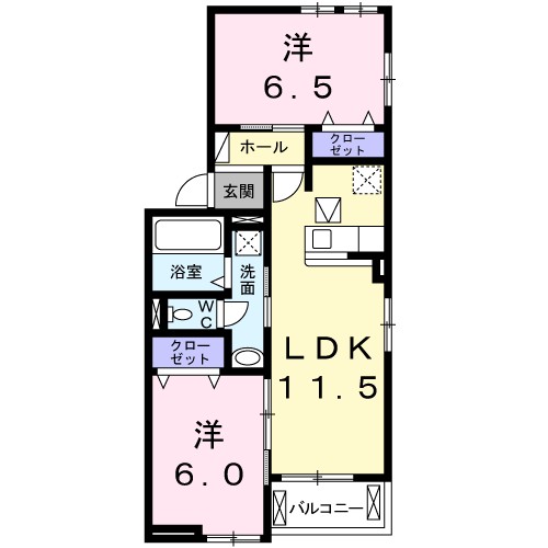 ラ・ベルデシャン 間取り