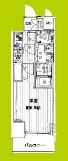 アドバンス心斎橋グランガーデン 間取り