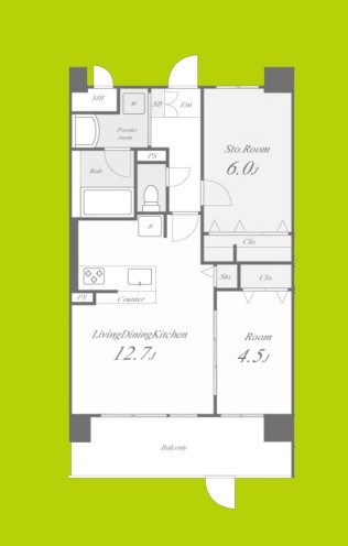 アトリエール堺寺地町 間取り
