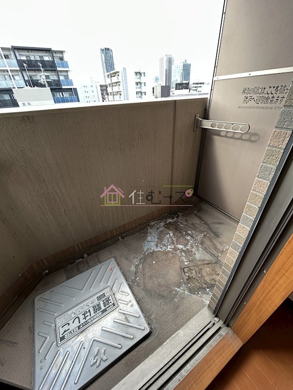 ラナップスクエア大阪城西 ベランダ