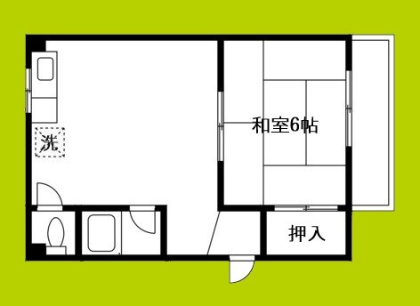 シャンブルF 間取り