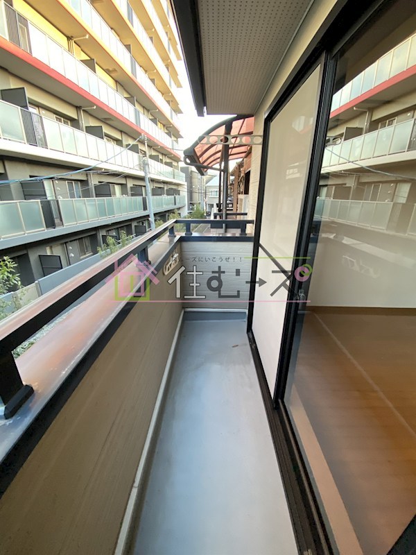 西成区梅南3丁目貸家② ベランダ