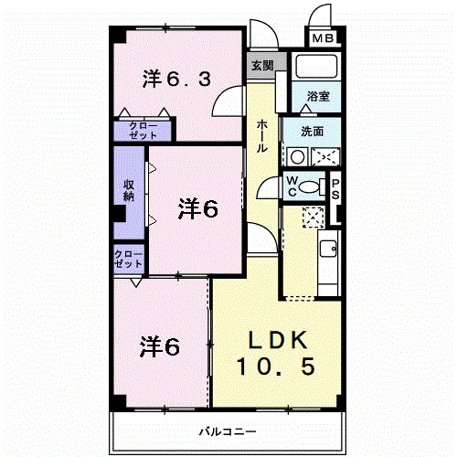 グラン・リーオ・セルカ西町 間取り