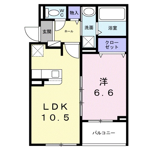 ソレイユ茨木 間取り図