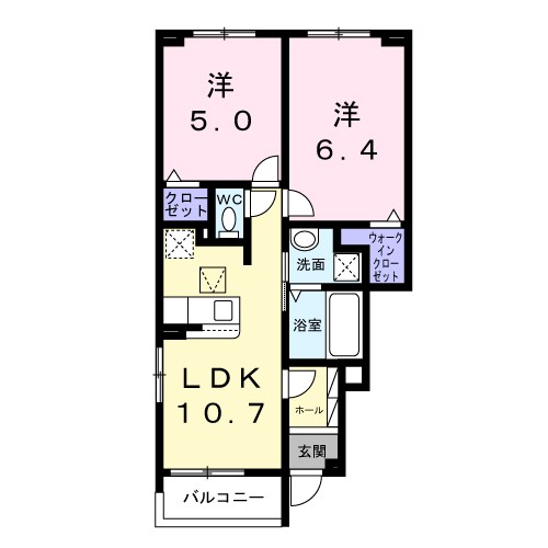 サンシャインⅡ 間取り図