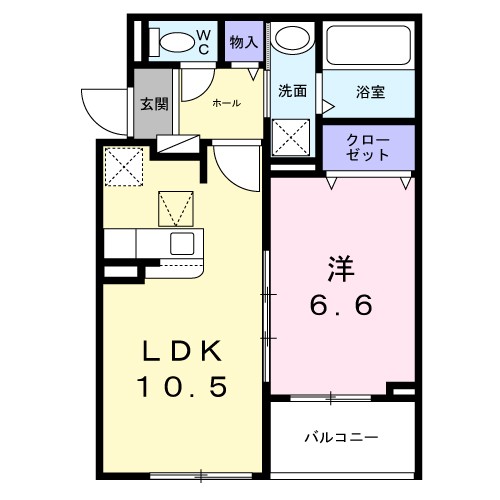 ソレイユ茨木 間取り図