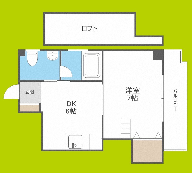 長居大発マンション 間取り
