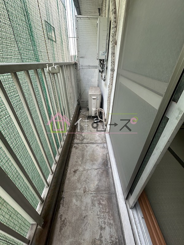 コーポイン長居B棟 ベランダ