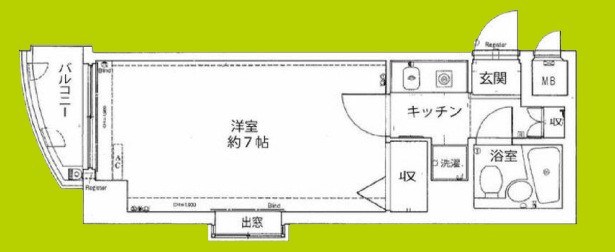デ・リード住吉公園 間取り