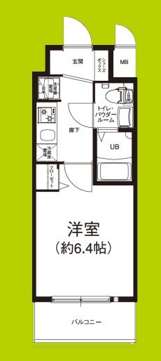 エグゼ大阪DOME CITYシエル 間取り