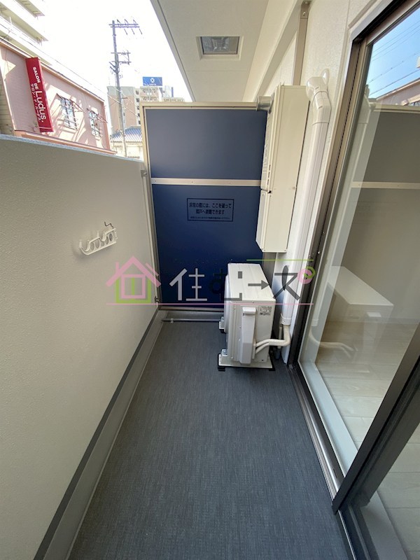 エグゼ大阪DOME CITYシエル ベランダ