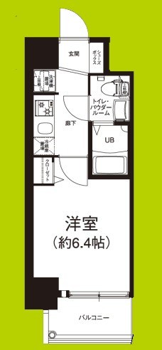 エグゼ大阪DOME CITYシエル 間取り図