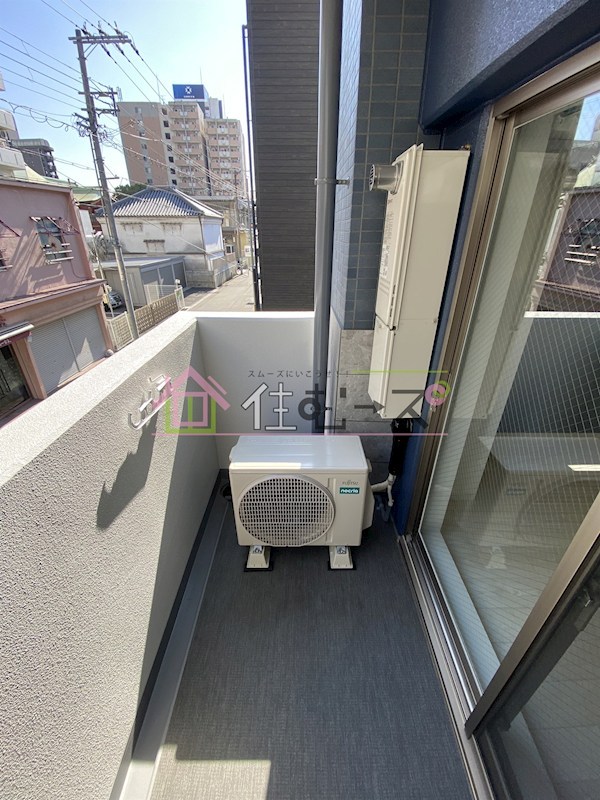 エグゼ大阪DOME CITYシエル ベランダ