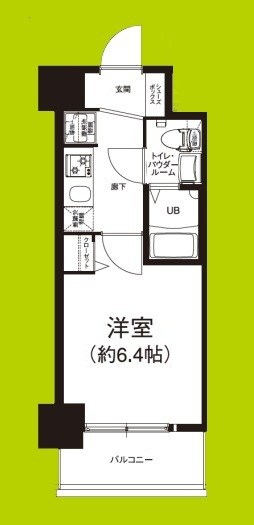 エグゼ大阪DOME CITYシエル 間取り図