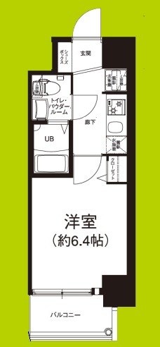 エグゼ大阪DOME CITYシエル 間取り図